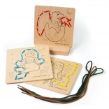 Bigjigs Toys snøring efter tal – eventyr