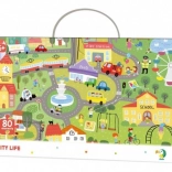 Puslespil Find ting – by, 80 brikker