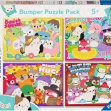 Ravensburger Puzzle Squishmallows 4x100 brikker