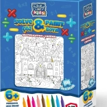 Farvelægningspuslespil ART PUZZLE Multiplikation 100 brikker