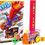 Interaktivt tog med dominoeffekt