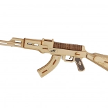 Træ 3D-puslespil – AK-47 maskinpistol