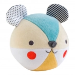 Petit Collage rangle bjørn af økologisk bomuld