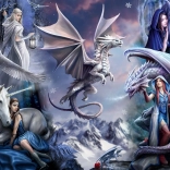 Puslespil Sølvdrage 1500 brikker BLUEBIRD