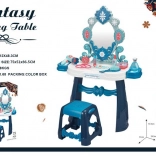 Interaktivt børne kosmetikbord med belysning og tilbehør