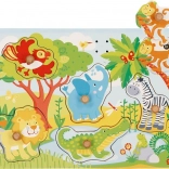 Goki trælyd-puslespil zoo-dyr