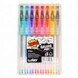 Sæt med gelpenne – 8 farver