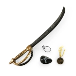 piratsabel med tilbehør til udklædning