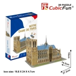 CubicFun 3D puslespil Katedralen Notre‑Dame – 53 brikker