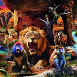 Clementoni puslespil Dyremøde 1500 brikker