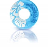 Oppustelig badering 91 cm med hawaiiansk blomstermotiv INTEX