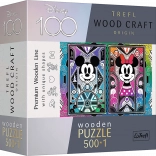 Træpuslespil Mickey Mouse & Minnie 501 brikker