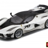 metalmodel af bil bburago ferrari fxx-k evo 2017 1:43 hvid/sort