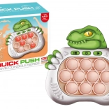 Sensorisk pop it-spil dinosaur med lys og lyde – grøn