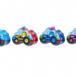 Plejebøsse i metal med traktor 14 × 10 cm