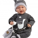 Realistisk dukke New Born med lyde - 42 cm