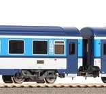 Sæt med to EUROFIMA 2.-klasse personvogne ČD – epoke V (H0-skala)