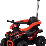 Løbecykel med styrestang ATV rød CHIPOLINO