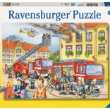 Ravensburger puslespil brandmænd, 100 brikker