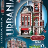 Wrebbit 3D-puslespil Urbania brandstation 285 brikker