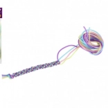 Farvede fletteliner 100 cm – sæt med 35 stk.