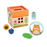 Petit Collage hus til hamsteren Hugo – mini træ-sæt