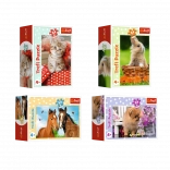 Minipuslespil 54 brikker med unger