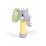 Plyslegetøjs-rasle elefant BIGJIGS TOYS