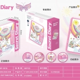 Hemmelig enhjørningedagbog med lås og optagelse