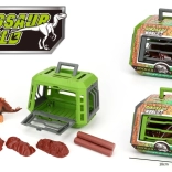 Dinosaur i bur med tilbehør