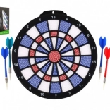 Plastisk elektronisk dartskive med 4 pile, diameter 28 cm