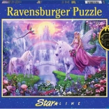 Ravensburger lyspuslespil Magisk enhjørninge nat XXL 200 brikker