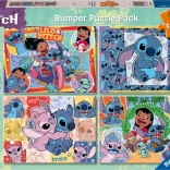 Puslespil Disney Stitch 4x100 brikker