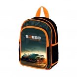 førskolebørns rygsæk med bilmønster