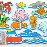 Vandklistermærker Mine første dyr: Ocean