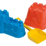 ANDRONI sandforme – borgmure med skovl (mix af farver)