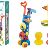 Børnesæt til MINI GOLF med vogn og tilbehør