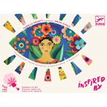 inspireret af frida kahlo – kreative 3d papirdekoratoner djeco