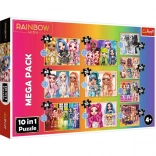Trefl puslespil Rainbow High Mega Pack 10i1