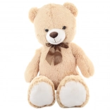 Plys bamse beige 100 cm