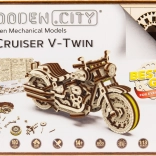WOODEN CITY 3D-puslespil Motorcykel Cruiser V-Twin 168 dele