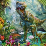 Diamantmaling – dinosaurverden 30 × 40 cm