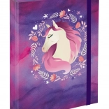 Mapper til A5-skolehæfter med hestemotiv