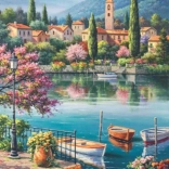 Puslespil Eftermiddag ved søen 500 brikker