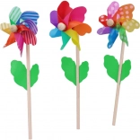 Trævindmølle 12 cm, 3 varianter