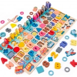 2Kids Pædagogisk multifunktionel tavle 6 i 1