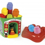 Bløde byggesten Soft Clemmy med låg og BING-figur – 15 stk.