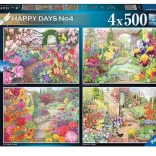 Ravensburger puslespil Vidunderlige haver 4×500 brikker
