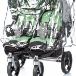 Universalt regnslag til tvillingebarnevogn CHIPOLINO