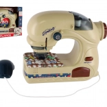 Børnesymaskine med lys på batterier 20 cm